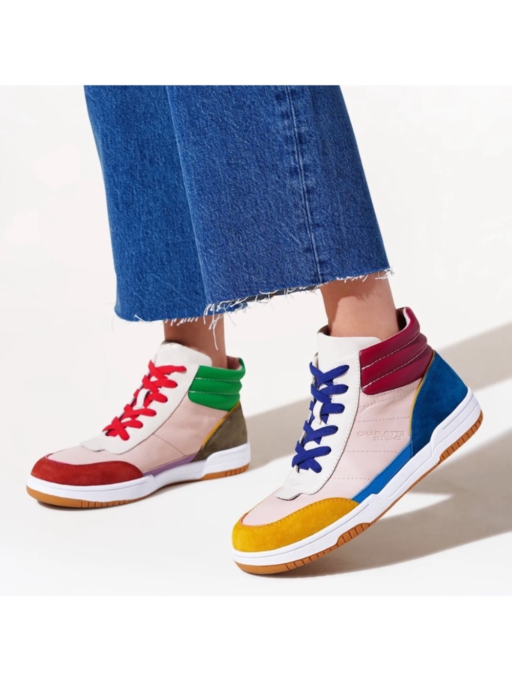 Charlotte Stone Perris High Top Sneakers